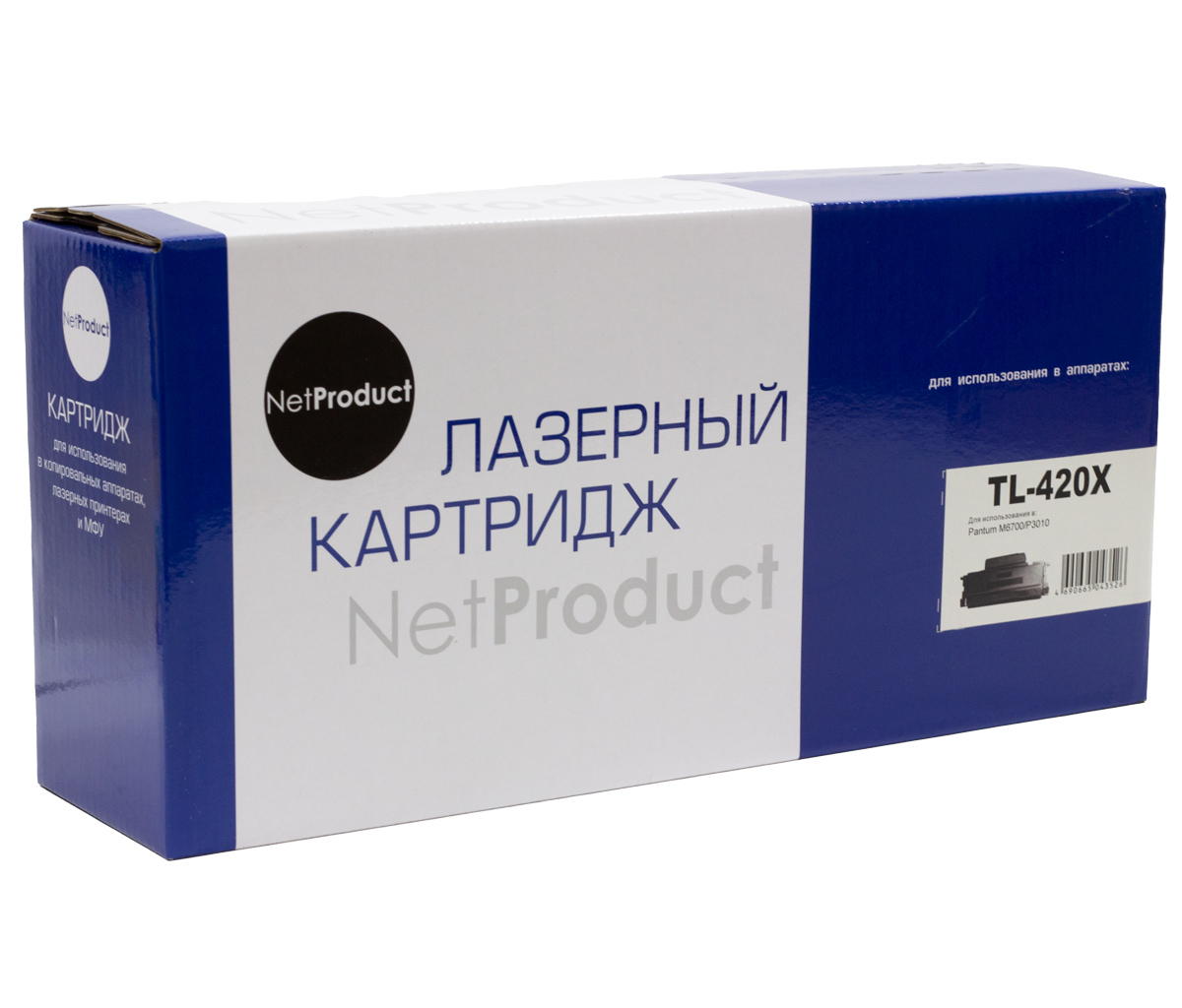 Тонер-картридж NetProduct (N-TL-420X) для PantumM6700/P3010, 6К