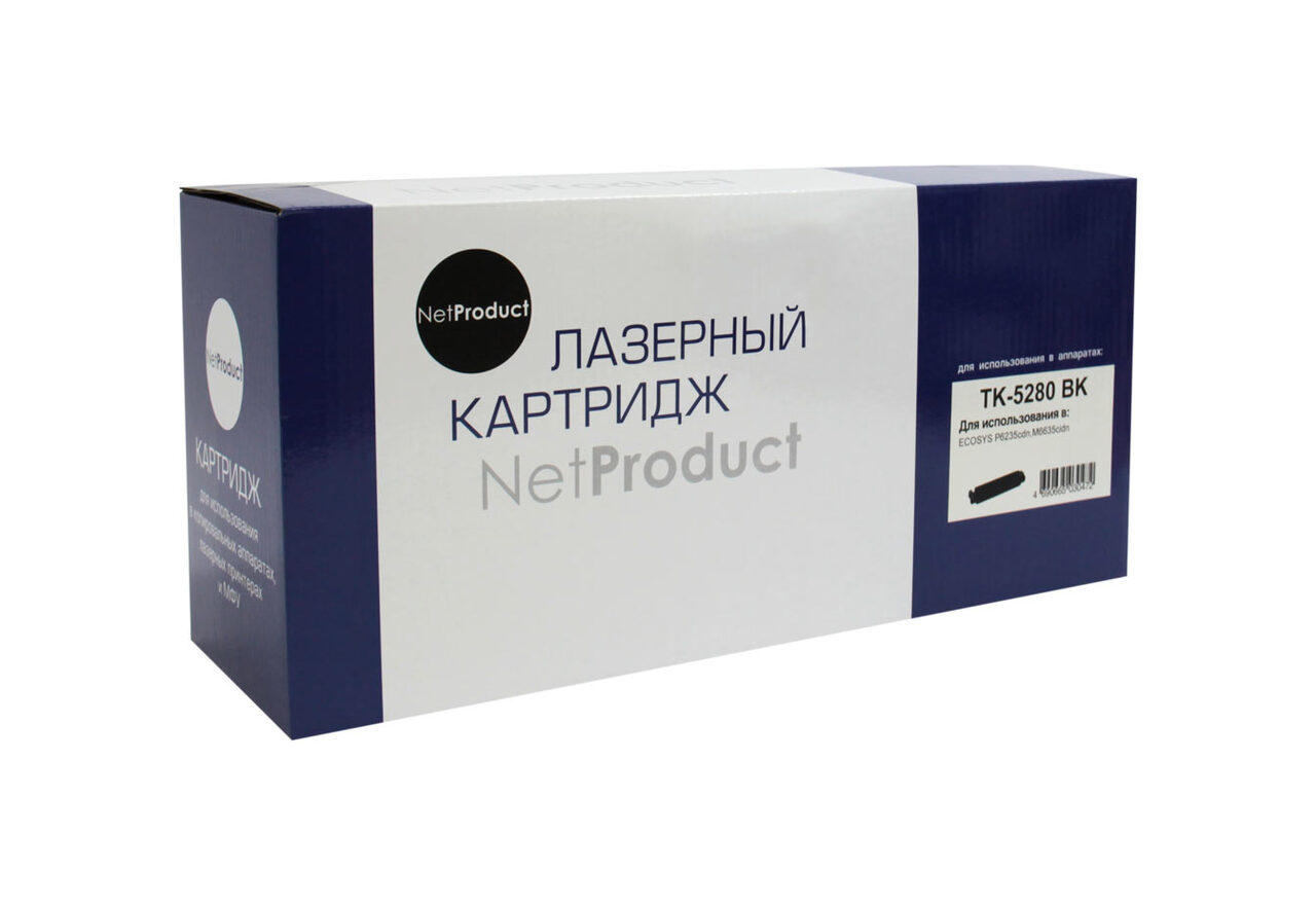 Тонер-картридж NetProduct (N-TK-5280BK) для KyoceraECOSYS P6235/M6235/M6635, Bk, 13K