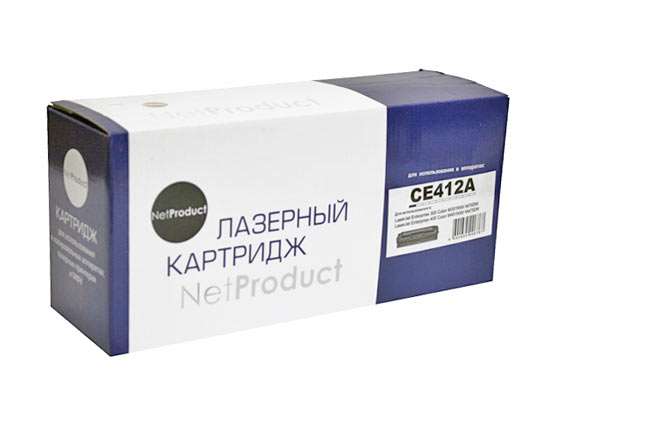 Картридж NetProduct (N-CE412A) для HP CLJ Pro300 ColorM351/M375/Pro400 Color/M451, Y,2,6K