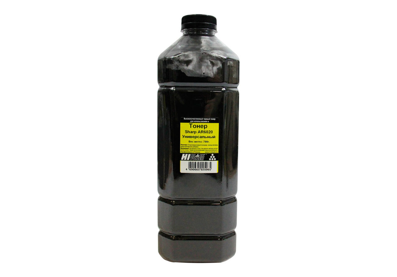 Тонер Hi-Black Универсальный для Sharp AR-6020, Bk, 700 г,канистра