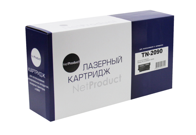 Тонер-картридж NetProduct (N-TN-2090) для BrotherHL-2132R/DCP-7057R, 1,2K