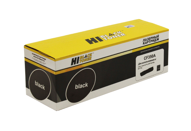 Тонер-картридж Hi-Black (HB-CF350A) для HP CLJ Pro MFPM176N/M177FW, Bk, 1,3K