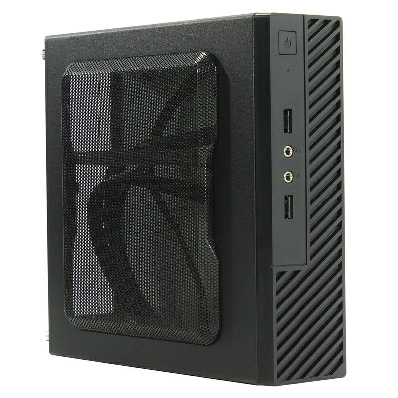 Корпус mini-ITX Powerman ME100S-BK 120W  black