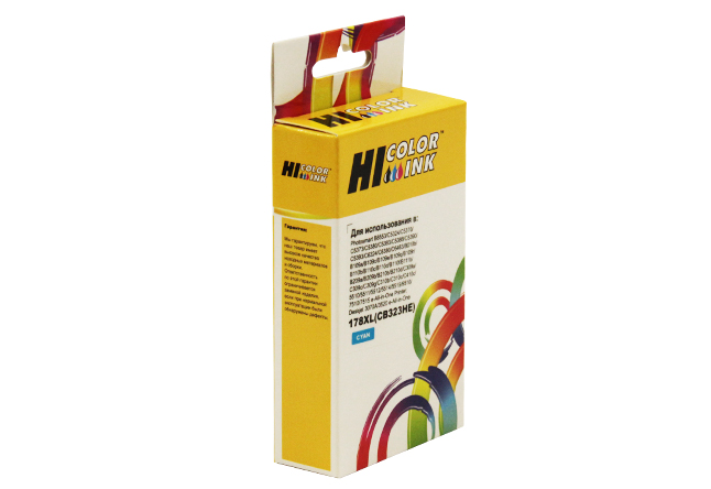 Картридж Hi-Black (HB-CB323HE) для HP PhotosmartC5383/C6383/B8553/D5463, №178XL, C