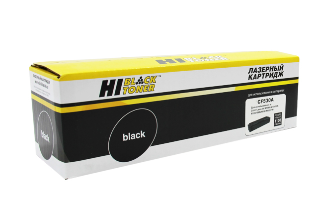 Картридж Hi-Black (HB-CF530A) для HP CLJ ProM154A/M180n/M181fw, Bk, 1,1K