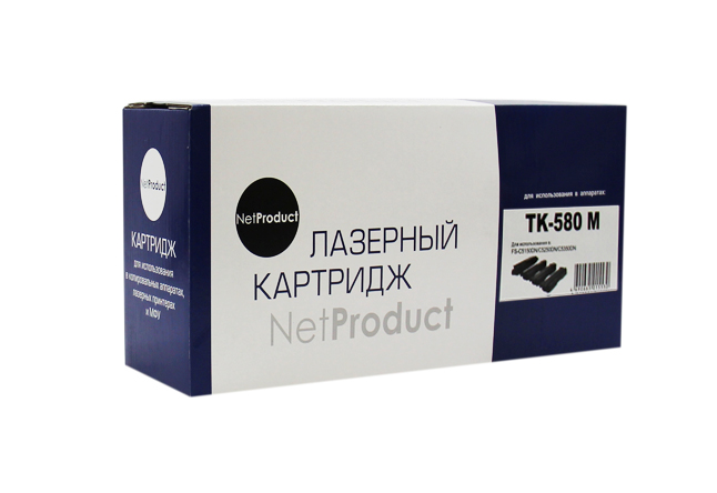 Тонер-картридж NetProduct (N-TK-580M) для KyoceraFS-C5150DN/ECOSYS P6021, M, 2,8K