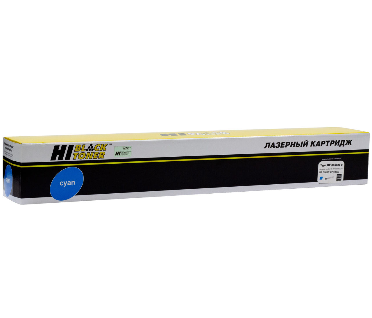 Тонер-картридж Hi-Black (HB-Type MPC3502E C) для RicohMPС 3002/C3502, C, 18К