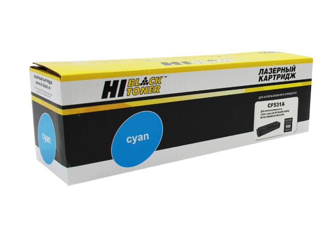 Картридж Hi-Black (HB-CF531A) для HP CLJ ProM154A/M180n/M181fw, C, 0,9K
