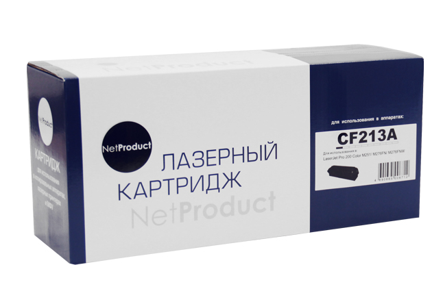 Картридж NetProduct (N-CF213A) для HP CLJ Pro 200M251/MFPM276, №131A, M, 1,8K