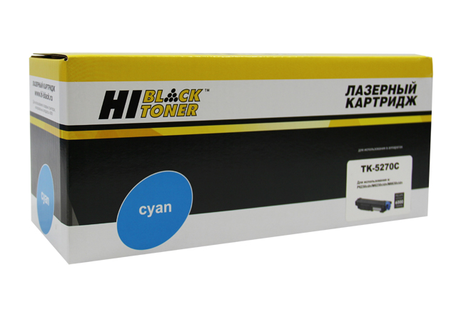 Тонер-картридж Hi-Black (HB-TK-5270C) для KyoceraM6230cidn/M6630/P6230cdn, C, 6K