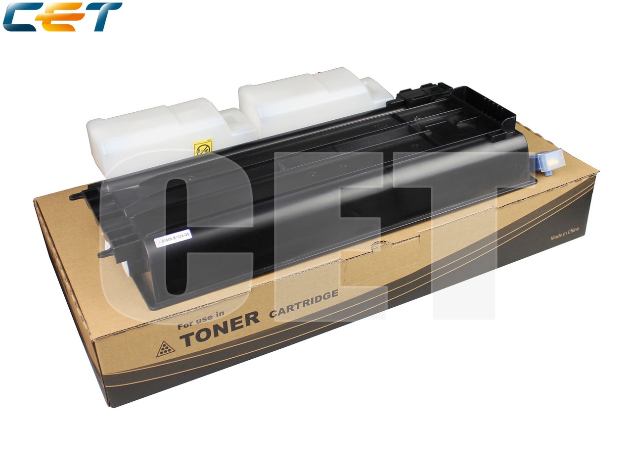 Тонер-картридж + бункер отработки (без чипа) TK-675 дляKYOCERA KM-2540/2560/3040/3060 (CET), 950г, 20000 стр.,CET8171