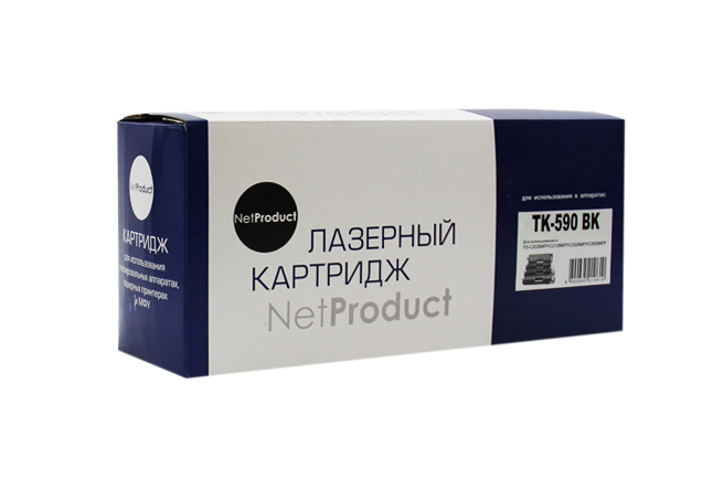 Тонер-картридж NetProduct (N-TK-590Bk) для KyoceraFS-C5250DN/C2626MFP, Bk, 7K