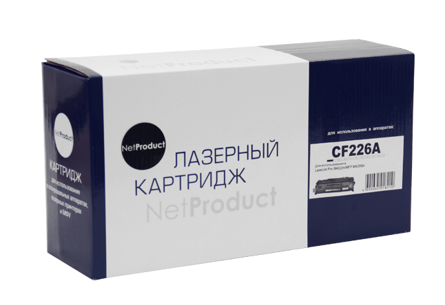 Картридж NetProduct (N-CF226A/CRG-052) для HP LJ ProM402/M426/LBP-212dw/214dw, 3,1K