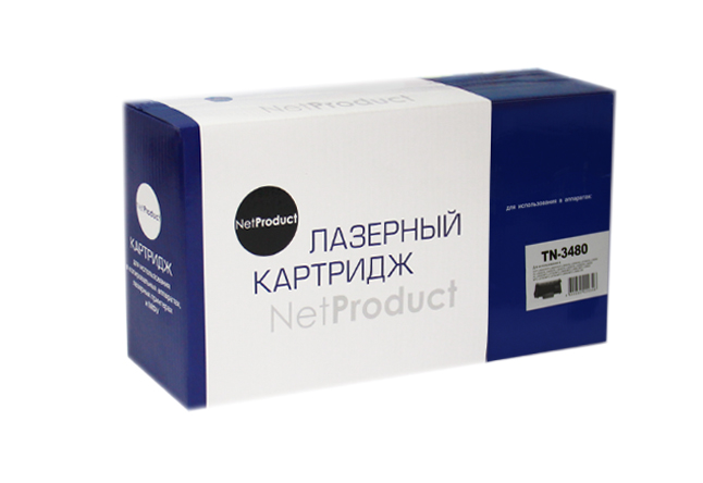 Тонер-картридж NetProduct (N-TN-3480) для BrotherHL-L5000D/5100DN/5200DW, 8K