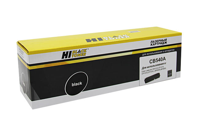 Картридж Hi-Black (HB-CB540A) для HP CLJCM1300/CM1312/CP1210/CP1215, Bk, 2,2K