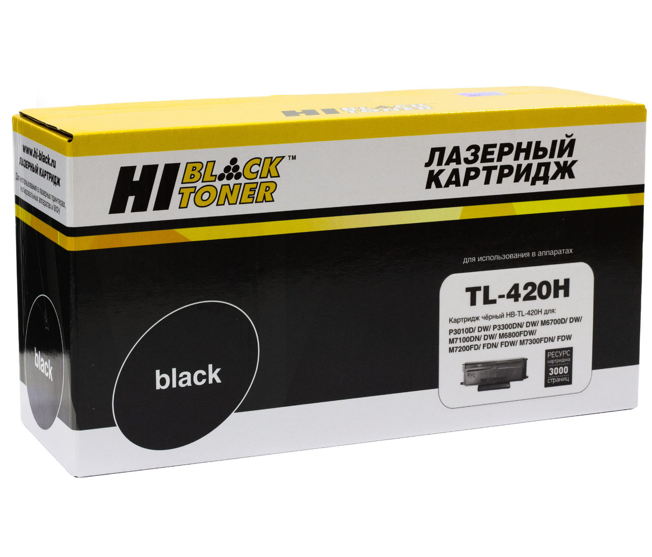 Тонер-картридж Hi-Black (HB-TL-420H) для PantumM6700/P3010, 3К