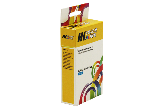 Картридж Hi-Black (HB-CD972AE) для HP Officejet6000/6500/7000, №920XL, C