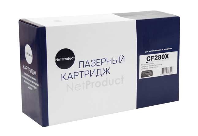 Картридж NetProduct (N-CF280X) для HP LJ Pro 400 M401/Pro400 MFP M425, 6,9K