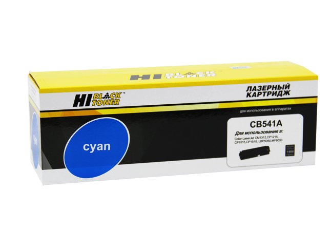 Картридж Hi-Black (HB-CB541A) для HP CLJCM1300/CM1312/CP1210/CP1215, C, 1,4K