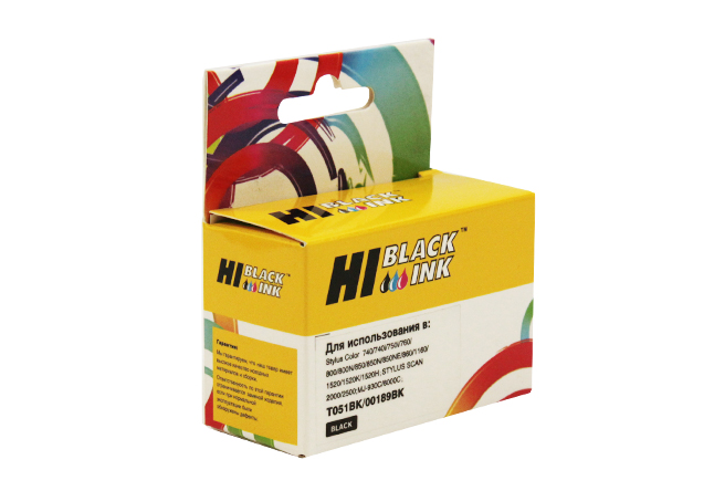 Картридж Hi-Black (HB-T0511) для Epson Stylus Color740/760/800/1160/1520, Bk