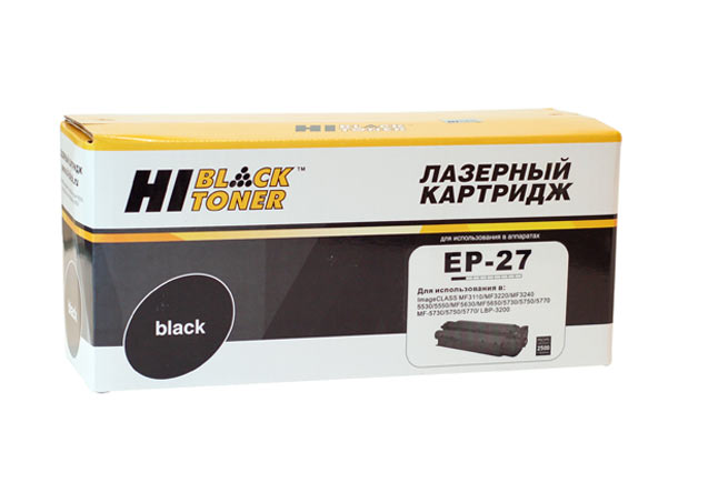 Картридж Hi-Black (HB-EP-27) для CanonMF-3110/3228/3240/LBP-3200, Bk, 2,5K