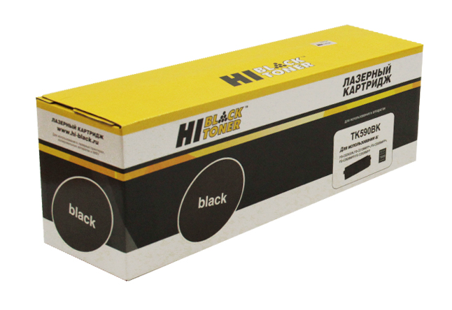 Тонер-картридж Hi-Black (HB-TK-590Bk) для KyoceraFS-C5250DN/C2626MFP, Bk, 7K