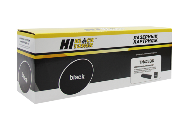 Тонер-картридж Hi-Black (HB-TN-423BK) для BrotherHL-L8260CDW/8360/MFC L8690CDW, Bk, 4,5K
