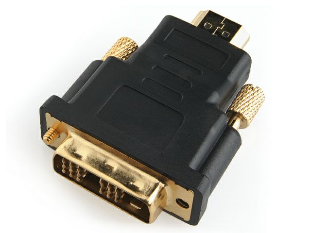 Переходник HDMI-DVI Atcom 19M/19M, золотые разъемы(A-HDMI-DVI-1)