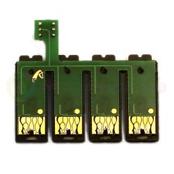 Чип к СНПЧ для Epson S22, SX130, SX125, SX230, SX235W,SX420W, SX430W, SX435W, SX438W, SX445W, BX305F,SX425W T1281-T1284, с кнопкой сброса (планка чипов)
