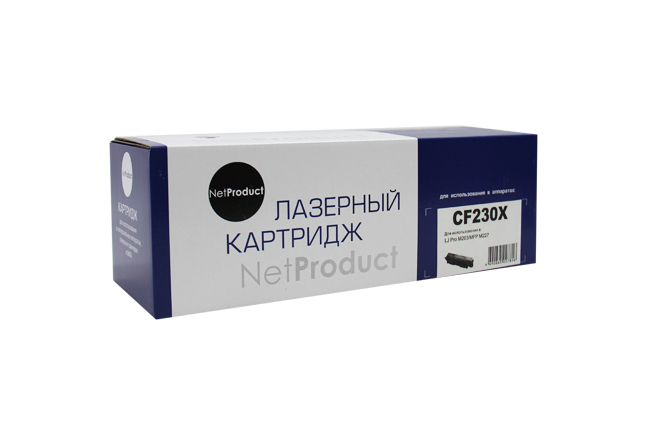 Тонер-картридж NetProduct (N-CF230X) для HP LJ ProM203/MFP M227, 3,5K, с чипом