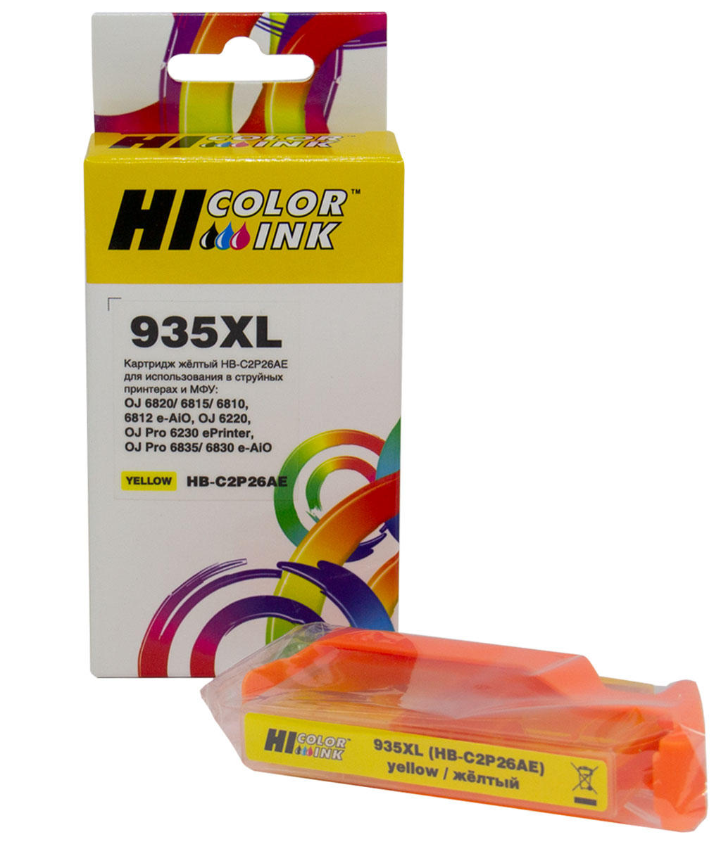 Картридж Hi-Black (HB-C2P26AE) для HP OJ Pro 6230/6830,№935XL, Y