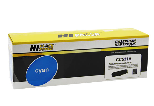 Картридж Hi-Black (HB-CC531A/CE411/CF381/718) для HP CLJCP2025/CM2320/Canon LBP7200, C, 2,8K