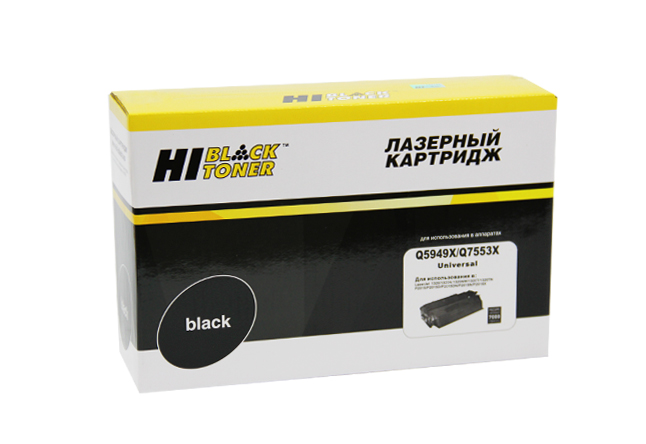 Картридж Hi-Black (HB-Q5949X/Q7553X) для HP LJP2015/1320/3390/3392, Универсальный, 7K