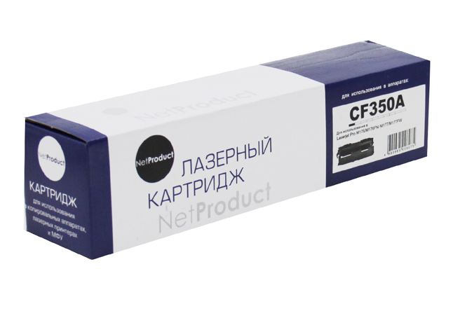 Тонер-картридж NetProduct (N-CF350A) для HP CLJ Pro MFPM176N/M177FW, Bk, 1,3K