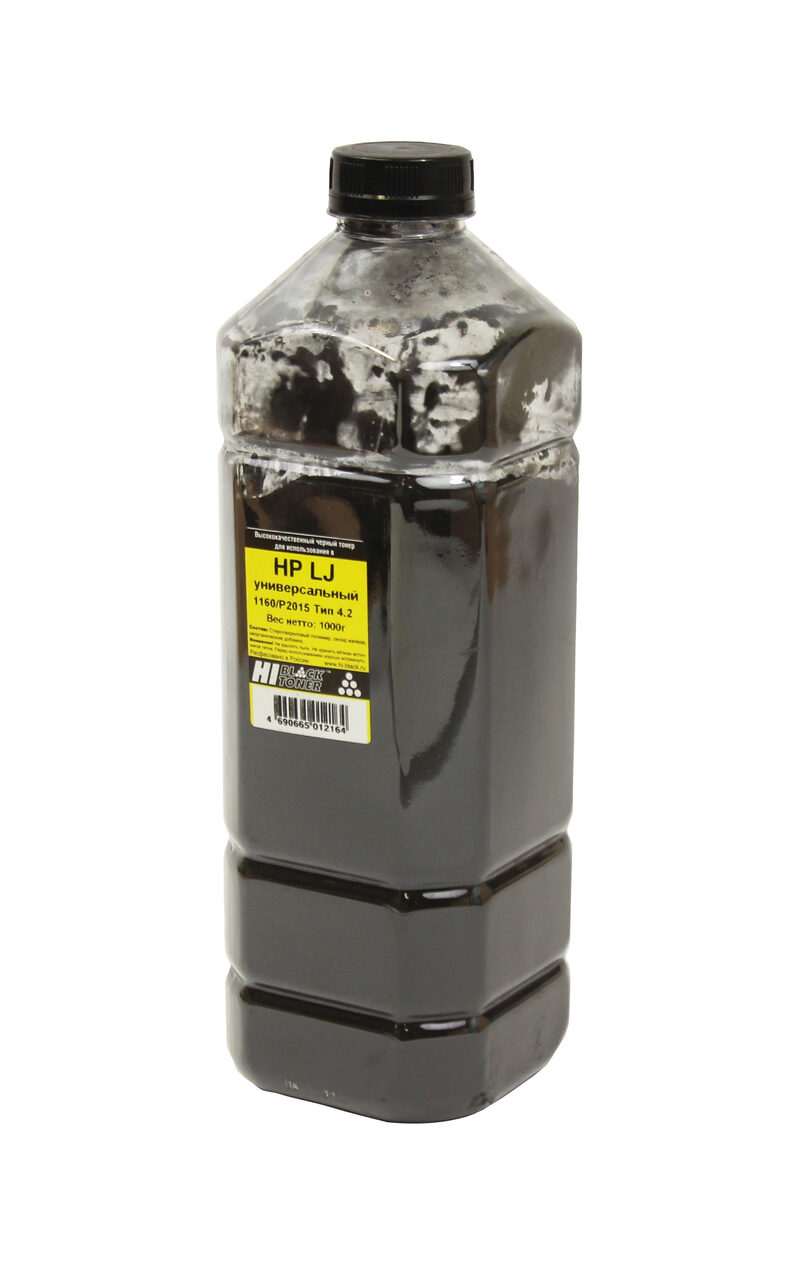 Тонер Hi-Black Универсальный для HP LJ 1160/P2015, Тип 4.2,Bk, 1 кг, канистра