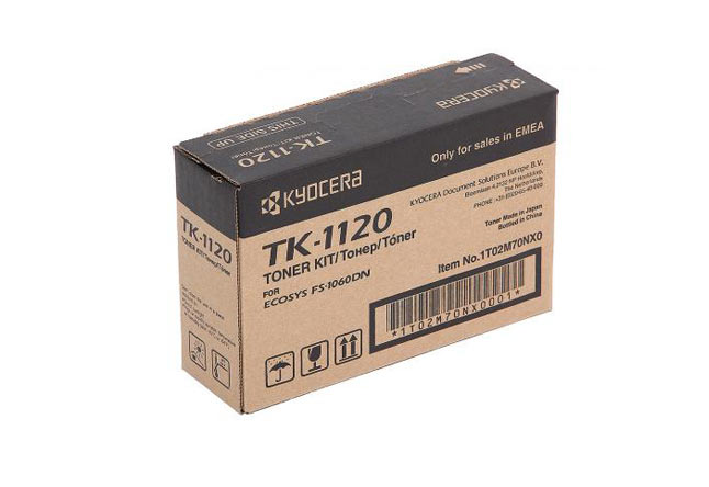 Картридж TK-1120 Kyocera FS-1060DN/1025MFP/1125MFP, 3К(O) 1T02M70NX0