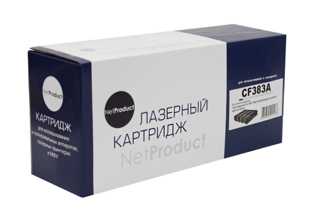 Картридж NetProduct (N-CF383A) для HP CLJ Pro MFPM476dn/dw/nw, №312A, M, 2,7K