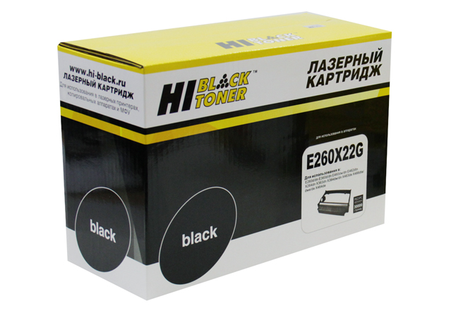 Драм-юнит Hi-Black (HB-E260X22G) для LexmarkE260/E360/E460, 30K
