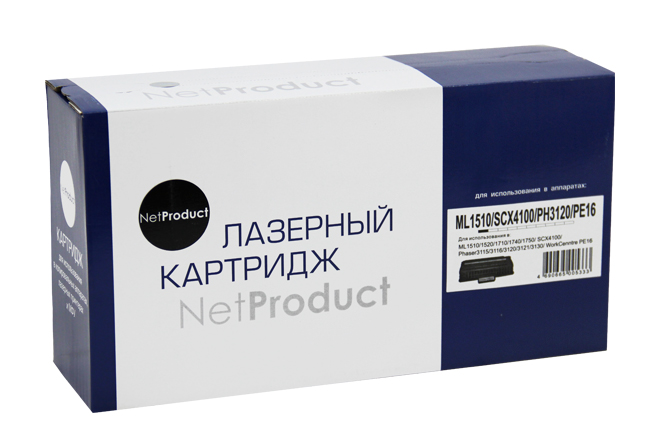 Картридж NetProduct (N-ML-1710D3) для SamsungML-1510/1710/Xerox Ph3120/PE16, Универс., 3K