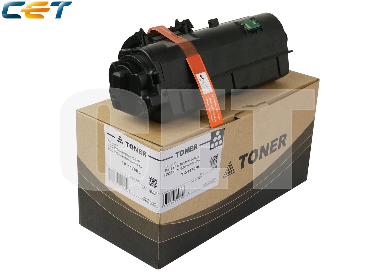 Тонер-картридж повышенной емкости (PK9/PK11) TK-1170HCдля KYOCERA ECOSYS M2040dn/2540dn/2540dw/2640idw(CET), 450г, 12000 стр., CET1938