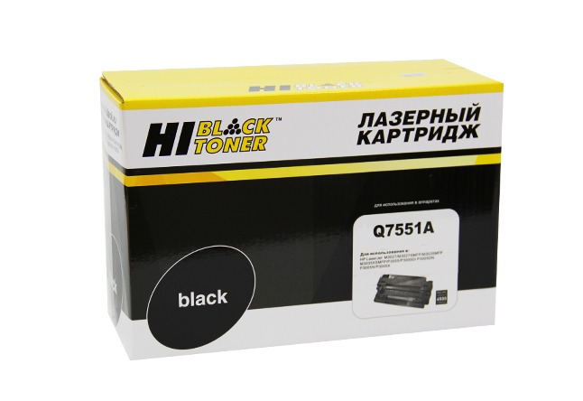 Картридж Hi-Black (HB-Q7551A) для HP LJP3005/M3027MFP/M3035MFP, 6,5K