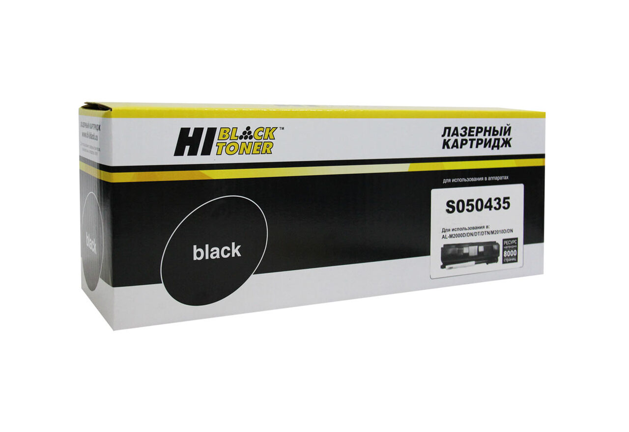 Тонер-картридж Hi-Black (HB-S050435) для Epson AcuLaserM2000D/2010DN, 8K