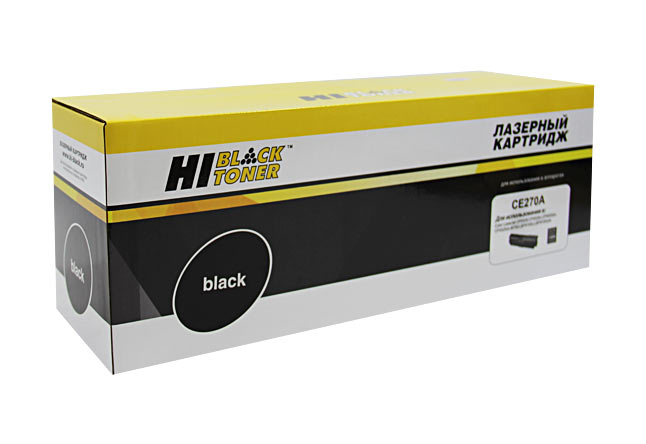 Картридж Hi-Black (HB-CE270A) для HP CLJCP5520/5525/Enterprise M750, Восстанов, Bk, 13,5K