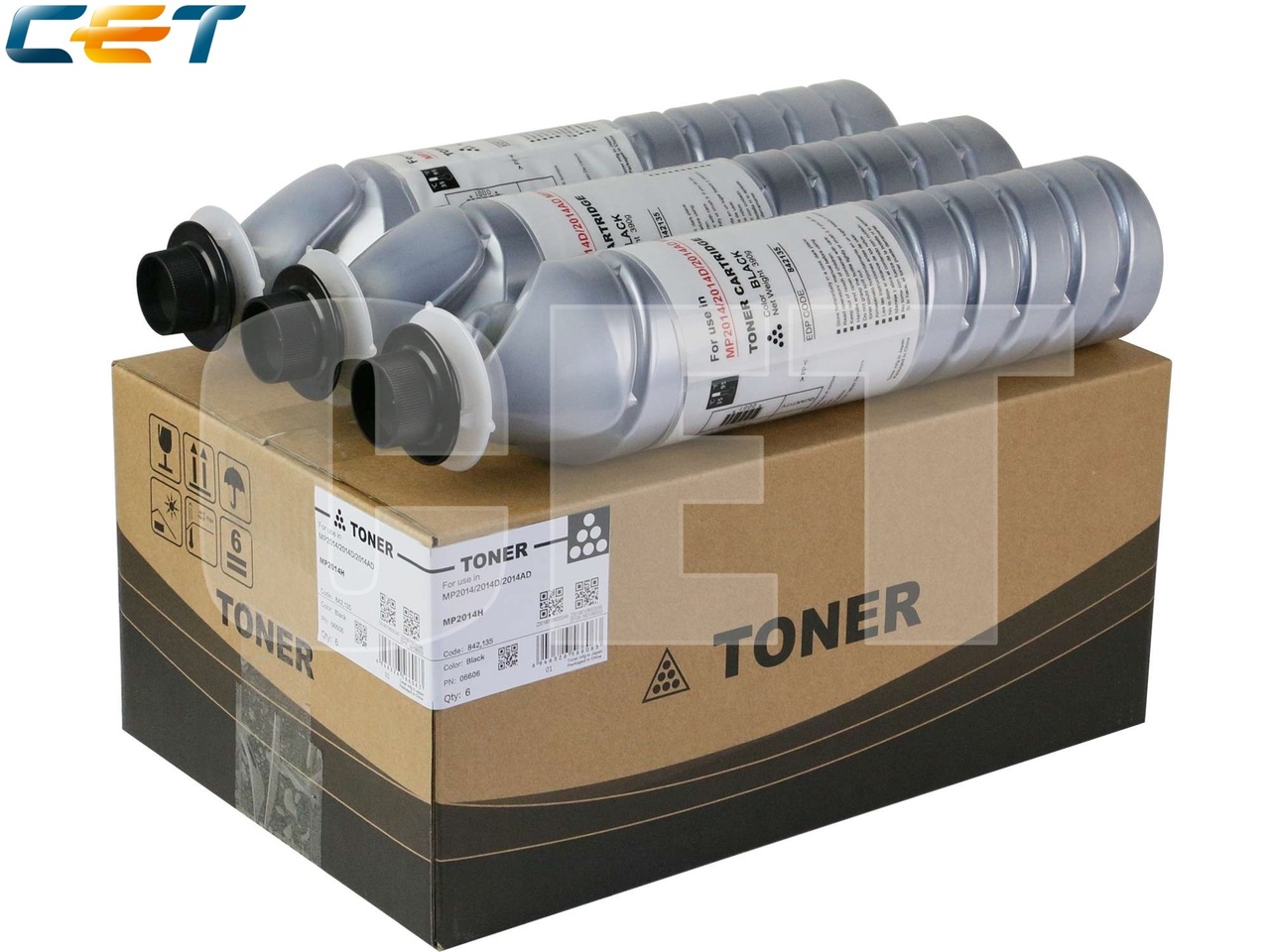 Тонер-картридж (CPP, SD6) 842135 для RICOH MP2014/2014D(CET), 390г, 12000 стр., CET6606