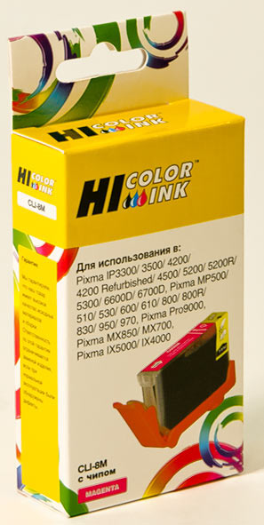 Картридж Hi-Black (HB-CLI-8M) для Canon PIXMAiP4200/iP6600D/MP500, M