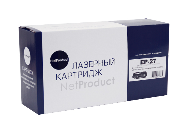 Картридж NetProduct (N-EP-27) для Canon MF3110/3228/3240/LBP3200, 2,5K