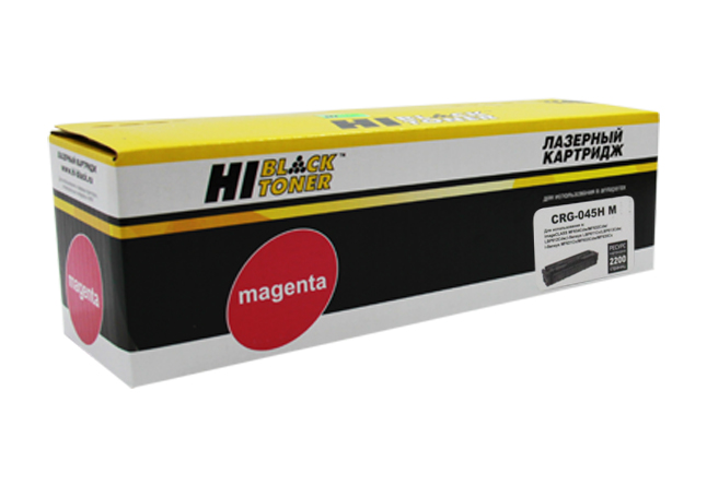 Картридж Hi-Black (HB-№045H M) для CanonLBP-611/613/MF631/633/635, M, 2,2K