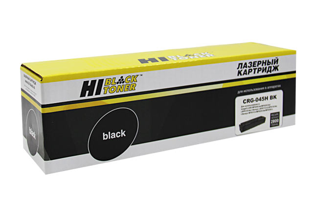 Картридж Hi-Black (HB-№045H BK) для CanonLBP-611/613/MF631/633/635, Bk, 2,8K