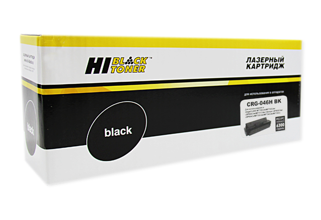 Картридж Hi-Black (HB-№046H BK) для CanonLBP-653/654/MF732/734/735, Bk, 6,3K