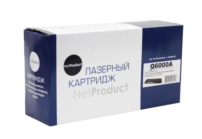 Картридж NetProduct (N-Q6000A) для HP CLJ 1600/2600/2605,Восстановленный, Bk, 2,5K